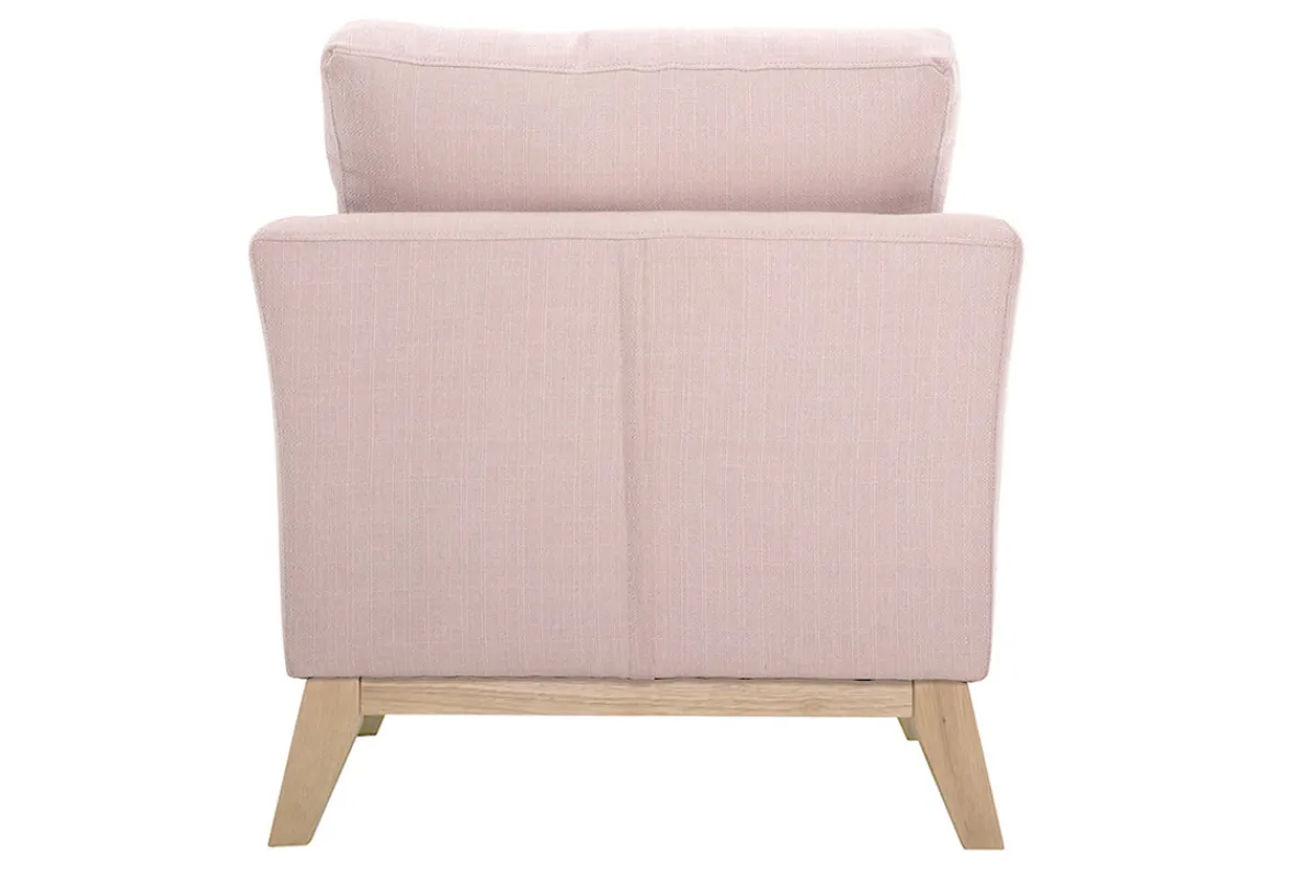 Miliboo Skandinavischer Sessel mit abnehmbarem, rosafarbenem Bezug OSLO* Design-sessel|Sessel