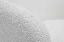 Miliboo Skandinavischer Sessel mit Bouclé-Wolleffekt und Holz MAGGIE* Design-sessel|Sessel
