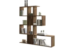 Miliboo Skandinavisches Bücherregal Raumtrenner Walnussfinish H147 cm COMO* Bücherregale|Bücherregale