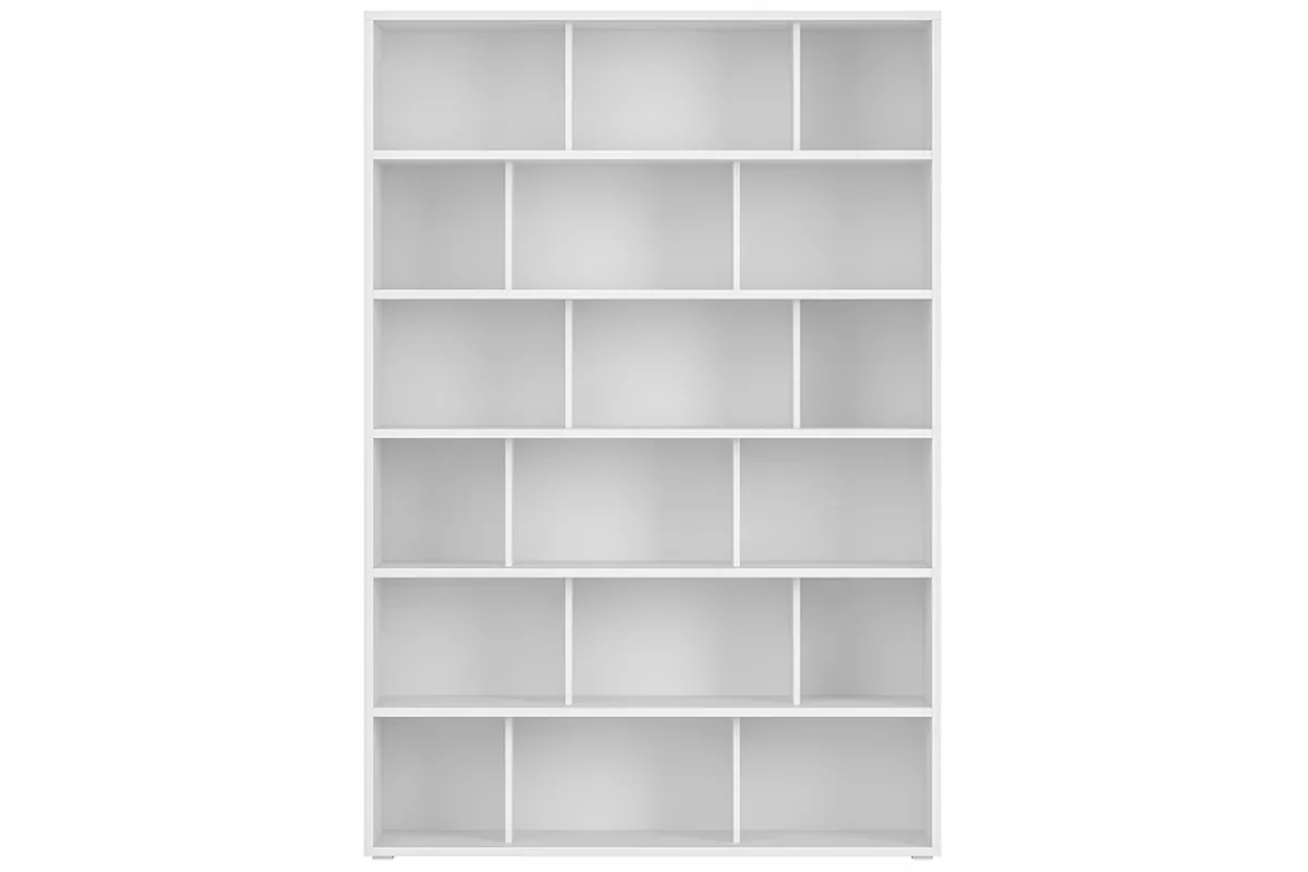 Miliboo Skandinavisches Bücherregal aus weißem Holz B140 cm EPURE* Bücherregale|Bücherregale