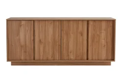 Miliboo Skandinavisches Sideboard mit 4 Türen in Eichenholzoptik B180 cm COMO* Sideboards