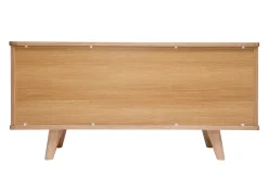 Miliboo Skandinavisches Sideboard aus Esche mit Türen und Schubladen 160 cm FIFTIES* Sideboards