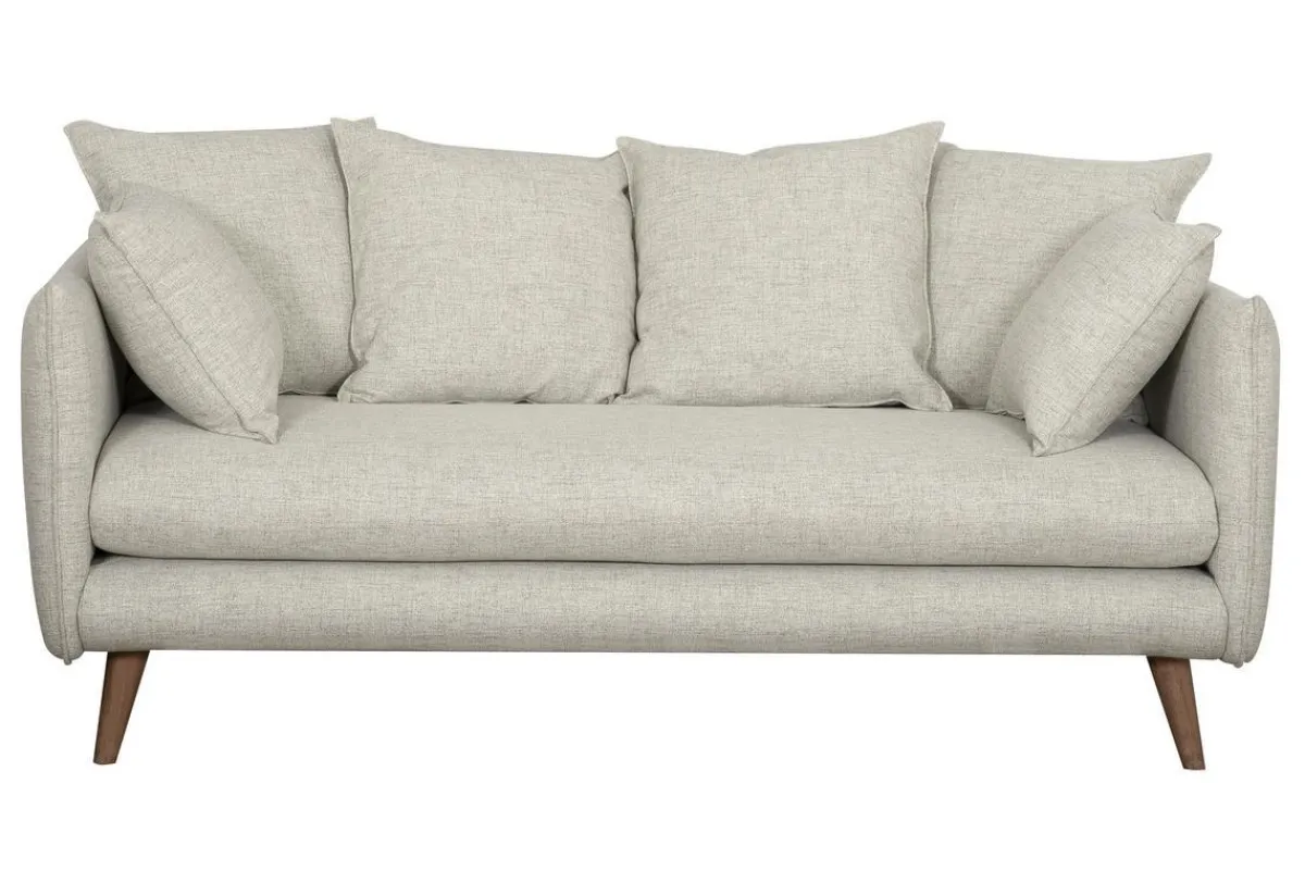 Miliboo Skandinavisches 3-Sitzer-Sofa beige OLYMPIA* Design-sofas