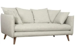 Miliboo Skandinavisches 3-Sitzer-Sofa beige OLYMPIA* Design-sofas