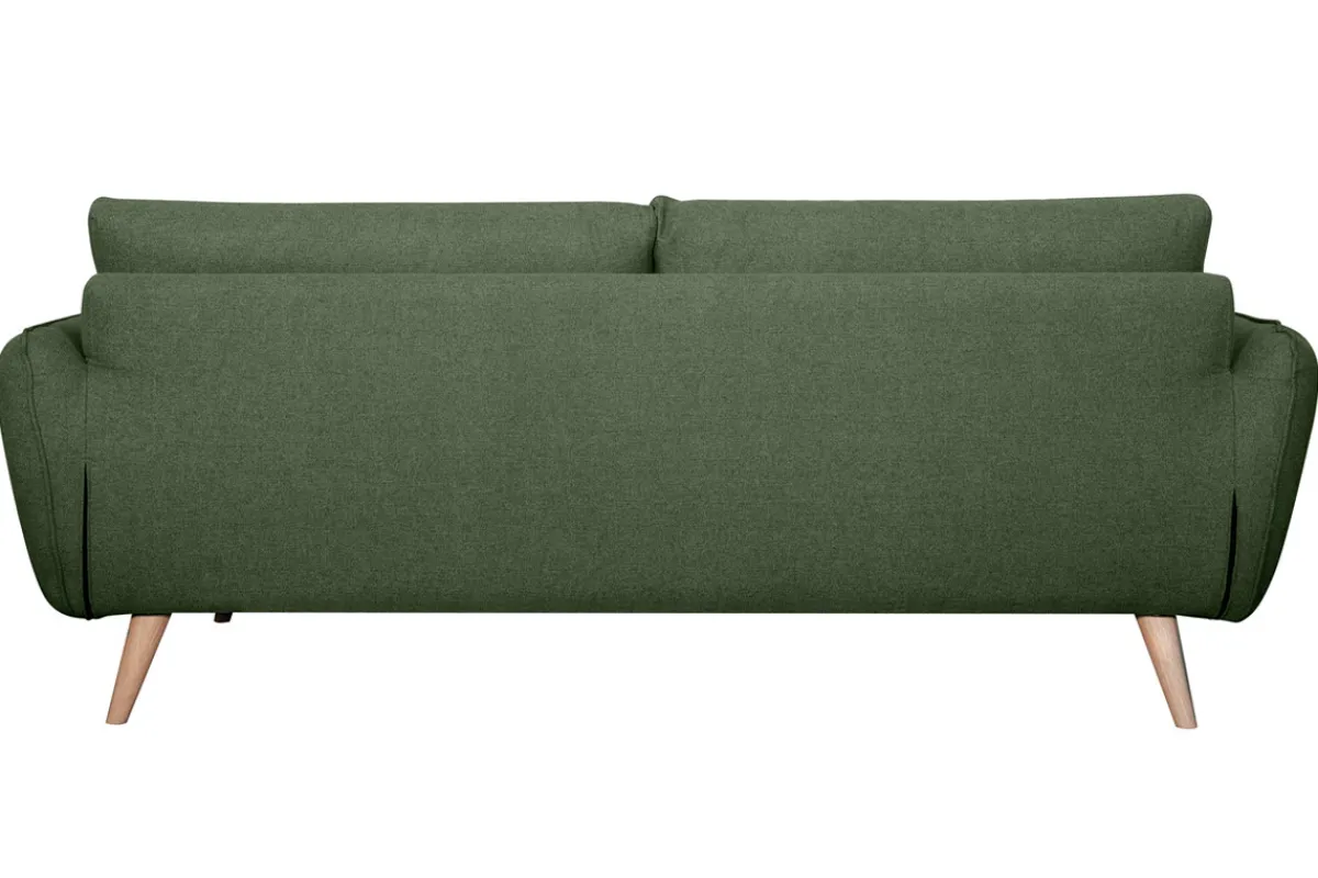 Miliboo Skandinavisches 3-Sitzer-Sofa Khaki CREEP* Design-sofas