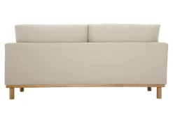 Miliboo Skandinavisches 3-Sitzer-Sofa beige HOBART* Design-sofas