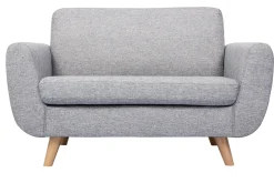 Miliboo Skandinavisches 2-Sitzer-Sofa grau PURE* Design-sofas