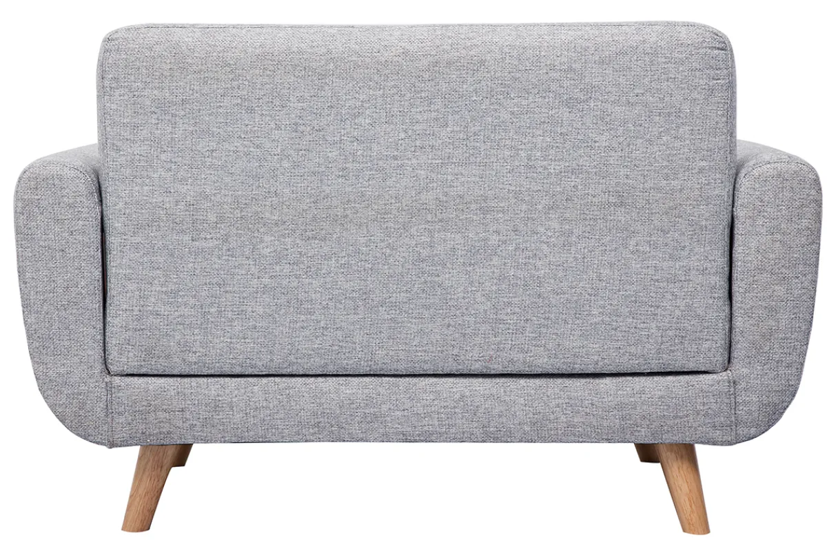 Miliboo Skandinavisches 2-Sitzer-Sofa grau PURE* Design-sofas