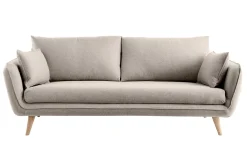 Miliboo Skandinavisches 3-Sitzer-Sofa beige CREEP* Design-sofas