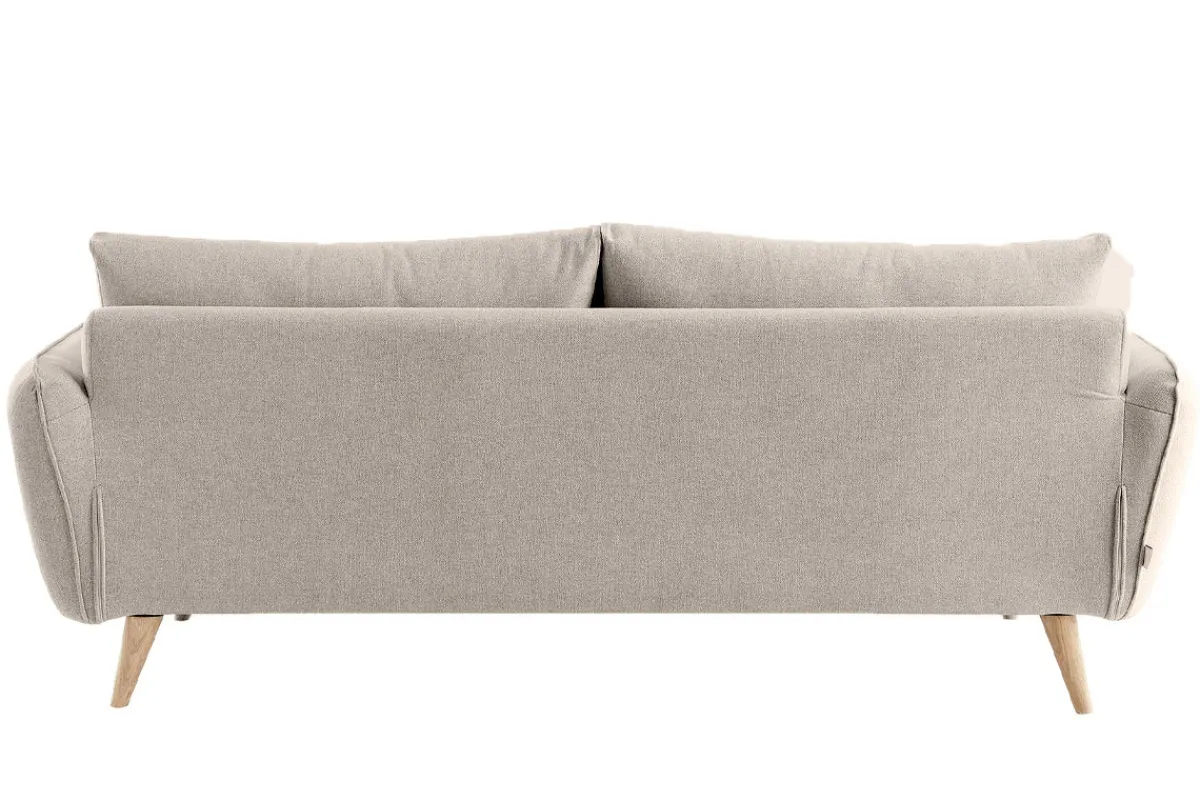 Miliboo Skandinavisches 3-Sitzer-Sofa beige CREEP* Design-sofas