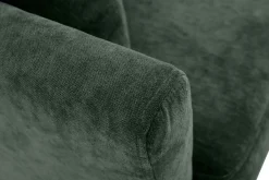 Miliboo Skandinavisches Sofa 3-Sitzer Bezug abnehmbar SamtEffekt Khaki OSLO* Design-sofas