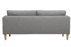 Miliboo Skandinavisches Sofa 3-Sitzer Hellgrau KURT* Design-sofas