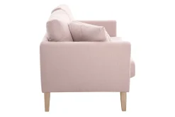 Miliboo Skandinavisches Sofa 2-Sitzer pastellrosa mit abnehmbarem Bezug OSLO* Design-sofas