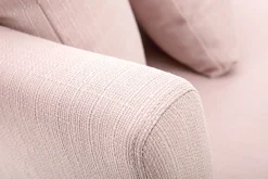 Miliboo Skandinavisches Sofa 2-Sitzer pastellrosa mit abnehmbarem Bezug OSLO* Design-sofas
