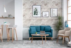 Miliboo Skandinavisches Sofa 2-Sitzer pastellrosa mit abnehmbarem Bezug OSLO* Design-sofas