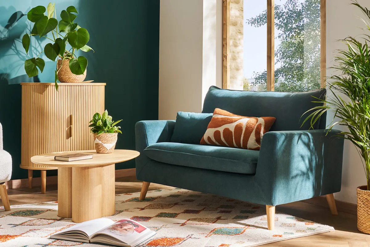 Miliboo Skandinavisches Sofa 2-Sitzer in Beige CREEP* Design-sofas
