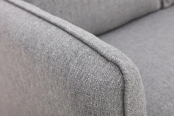 Miliboo Skandinavisches Sofa 2-Sitzer Hellgrau KURT* Design-sofas