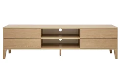 Miliboo Skandinavisches TV-Möbel aus hellem Holz B180cm FREDDY* Tv-lowboards