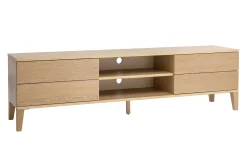 Miliboo Skandinavisches TV-Möbel aus hellem Holz B180cm FREDDY* Tv-lowboards
