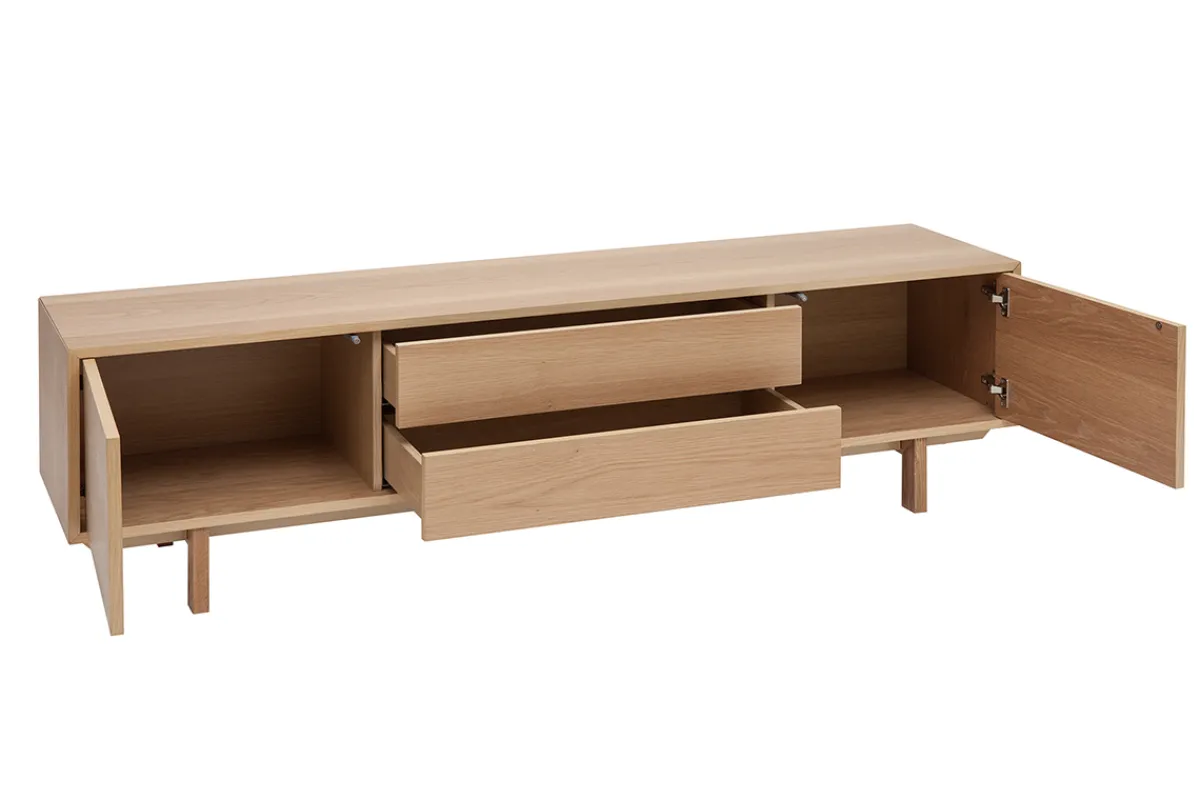 Miliboo Skandinavisches TV-Möbel aus hellem Holz B180cm SID* Tv-lowboards