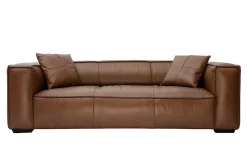 Miliboo Sofa aus Büffelleder 3-Sitzer COBAIN* Ledersofas