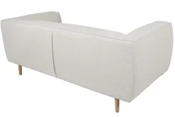 Miliboo Sofa beiger Stoff und Holz 2-3 Sitzer MORRIS* Design-sofas