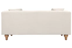Miliboo Sofa klassisch Stoff 2-Sitzer Naturfarben MONTAIGNE* Design-sofas