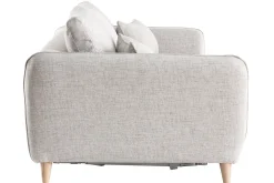 Miliboo Sofa skandinavisch 3 Plätze hellgrau-meliert CREEP* Schlafsofas