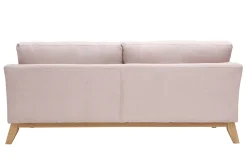 Miliboo Sofa skandinavisch 3 Plätze Bezug abnhembar Rosa OSLO* Design-sofas