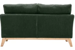Miliboo Sofa skandinavisch 2 Plätze Khaki Holzbeine OSLO* Design-sofas