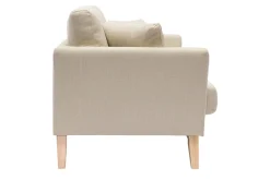 Miliboo Sofa skandinavisch 2 Plätze Beige helle Holzbeine OSLO* Design-sofas