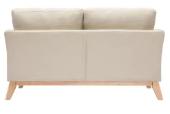 Miliboo Sofa skandinavisch 2 Plätze Beige helle Holzbeine OSLO* Design-sofas