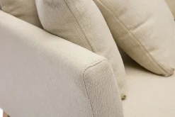 Miliboo Sofa skandinavisch 2 Plätze Beige helle Holzbeine OSLO* Design-sofas