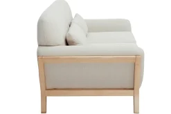 Miliboo Sofa skandinavisch 2 Plätze beiger Stoff YOKO* Design-sofas