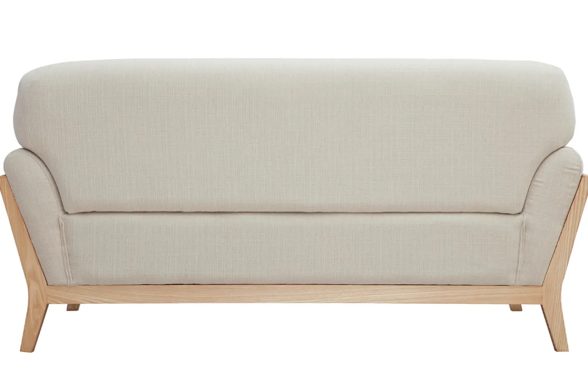 Miliboo Sofa skandinavisch 2 Plätze beiger Stoff YOKO* Design-sofas