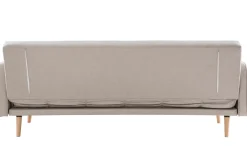 Miliboo Sofa verstellbar 3 Plätze skandinavisches Design Naturfarbe ULLA* Schlafsofas