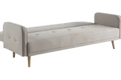 Miliboo Sofa verstellbar 3 Plätze skandinavisches Design Naturfarbe ULLA* Schlafsofas