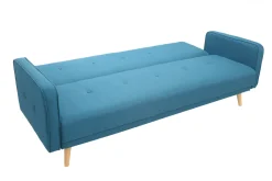 Miliboo Sofa verstellbar 3 Plätze skandinavisches Design Blaugrün ULLA* Schlafsofas