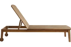 Miliboo Sonnenliege aus massivem Akazienholz CANOPEE* Gartenliegen