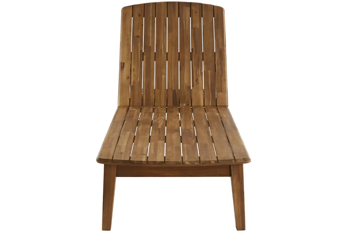 Miliboo Sonnenliegen aus massivem Akazienholz (2er-Set) CANOPEE* Gartenliegen