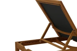 Miliboo Sonnenliegen dunkelgrau und Massivholz (2er-Set) NAVEEN* Gartenliegen