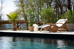 Miliboo Sonnenstuhl Cremefarben BIARRITZ* Gartenliegen