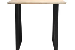 Miliboo Stehtisch Mango und schwarzes Metall 120cm VIJAY* Bartische/ Bar