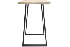 Miliboo Stehtisch Mango und schwarzes Metall 120cm VIJAY* Bartische/ Bar