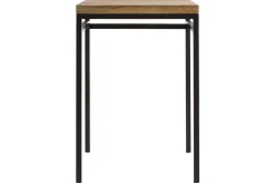 Miliboo Stehtisch rechteckig aus Mangoholz und schwarzem Metall YPSTER* Bartische/ Bar