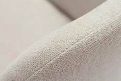 Miliboo Stühle aus naturfarbenem Stoff mit Samteffekt und schwarzem Metall (2er-Set) CULT* Design-stühle