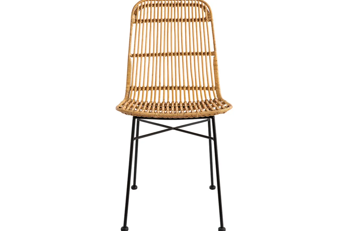 Miliboo Stühle aus Rattan naturfarben 2-er Set MALACCA* Design-stühle