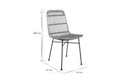 Miliboo Stühle aus Rattan naturfarben 2-er Set MALACCA* Design-stühle