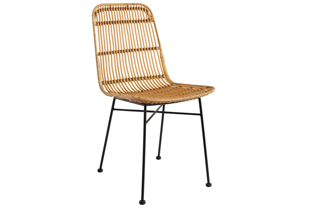 Miliboo Stühle aus Rattan naturfarben 2-er Set MALACCA* Design-stühle