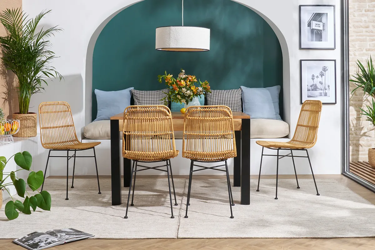 Miliboo Stühle aus Rattan naturfarben 2-er Set MALACCA* Design-stühle